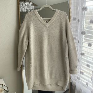 UNIQULO oversized sweater in cream